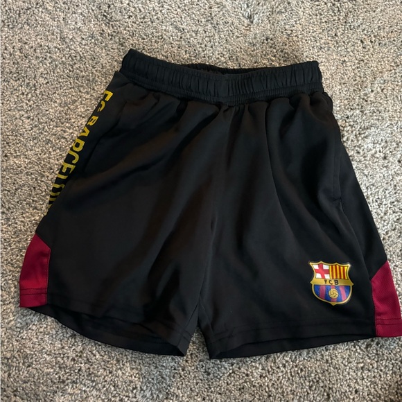 Fc Barcelona Athletic Shorts Size Small - Picture 1 of 3